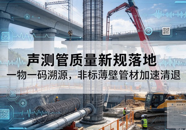 石柱声测管质量新规落地，一物一码溯源，非标薄壁管材加速清退