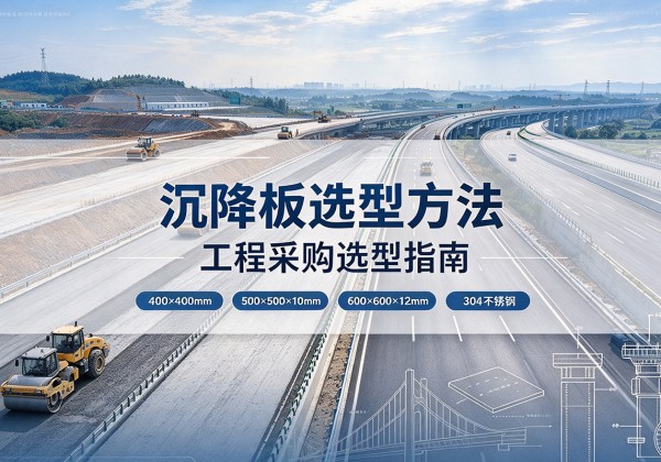 石柱沉降板选择方法